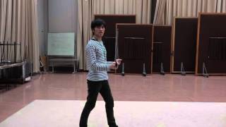 Stick type poi Basic Catch moves on Split Time