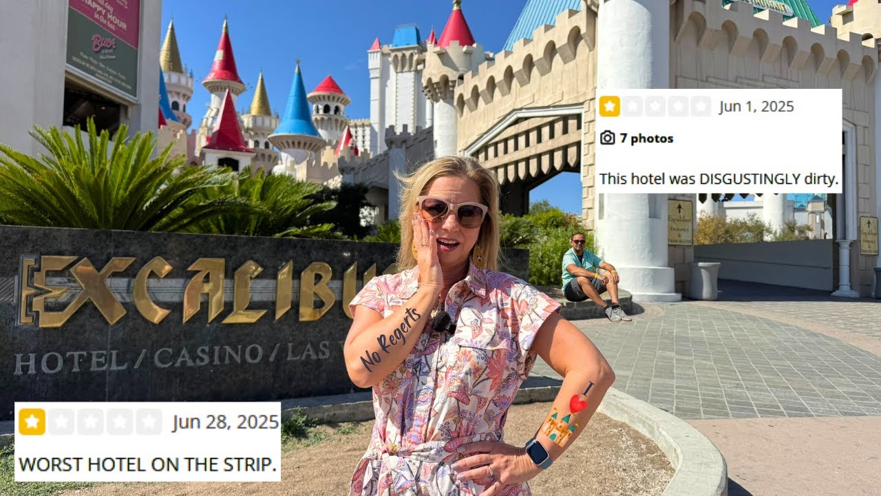 Худший отель в Лас-Вегасе? Посмотрите это видео, прежде чем остановиться в Excalibur.