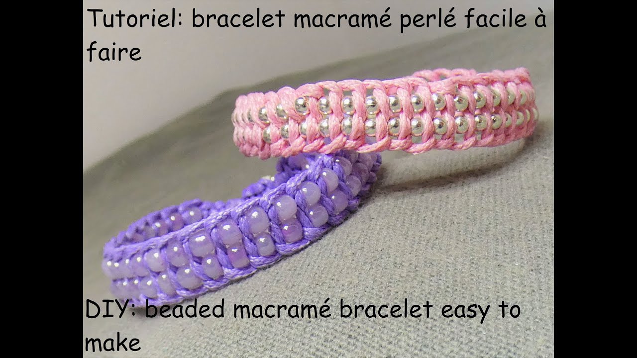 Bracelet Macramé Perle