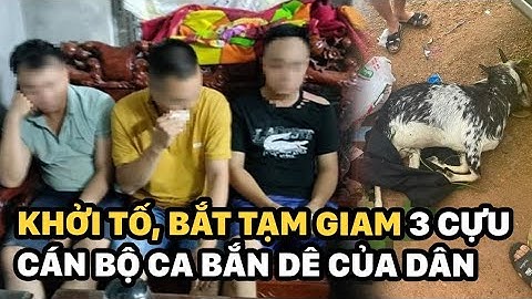 Khởi tố, bắt tạm giam 3 cựu cán bộ công an "bắn nhầm" dê của dân | Sáng Ngày Ra