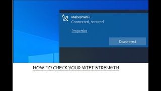 How To Check Wi-fi Signal Strength On Windows screenshot 5