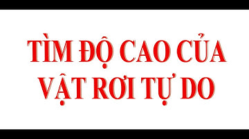 Tìm độ cao của vật rơi tự do (P2) - Vật lí 10#Shorts