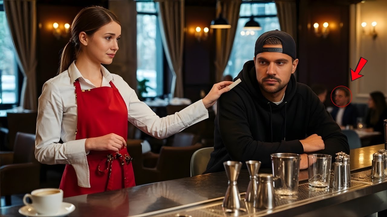 Billionaire enters his own cafe disguised—the shy waitress hands him a note that leaves him shocked!