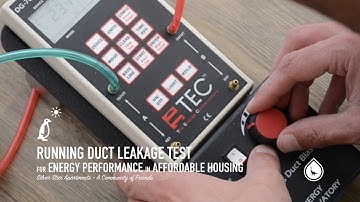 Running Duct Leakage Test #48