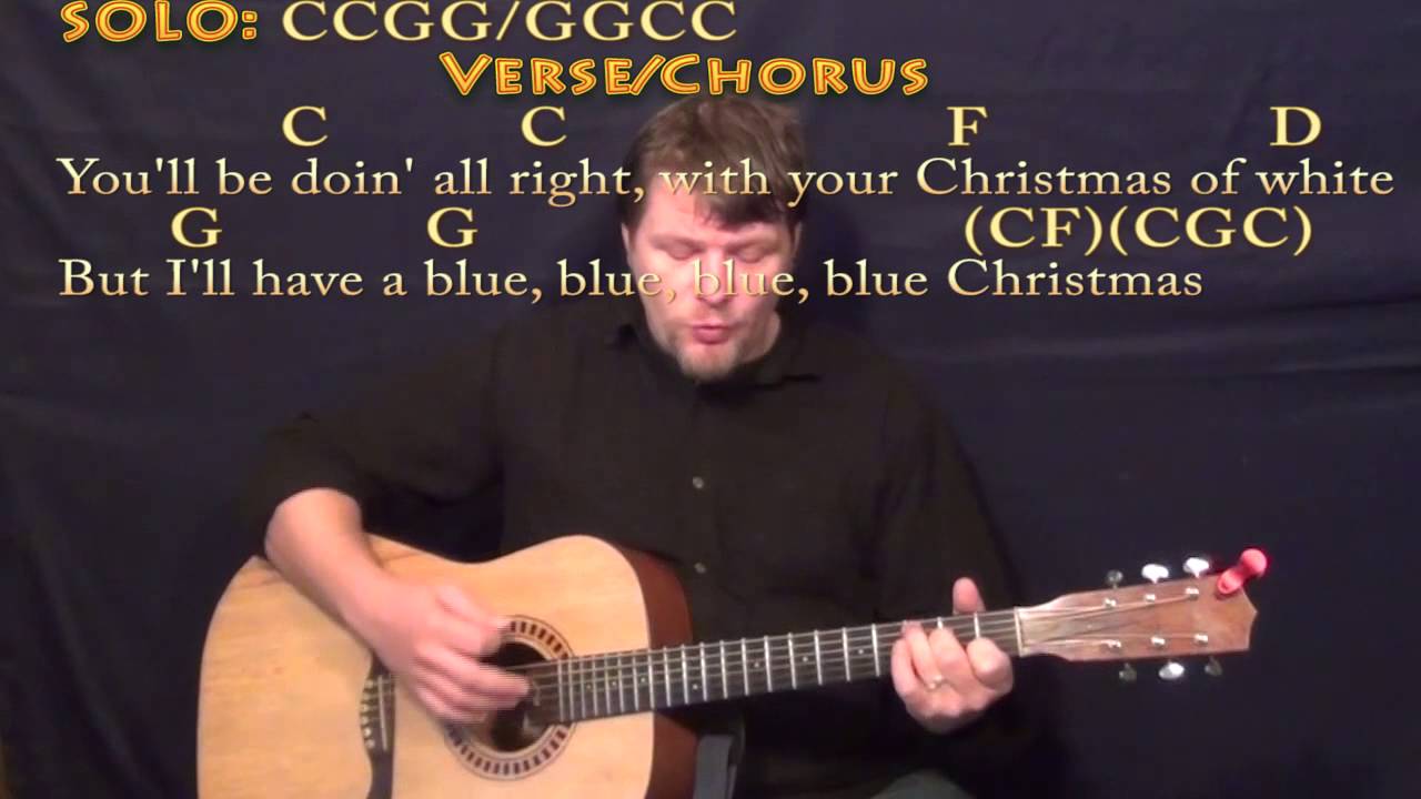 Blue Christmas Chord Chart