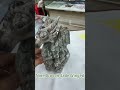 Nine Drogon Jade Winged Dragon on Crystal Skull–Hand Carved Gemstone Sculpture #arcaneskull #crystal