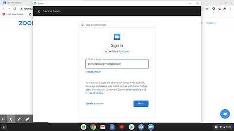 Authentication for Zoom