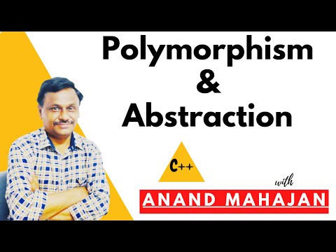 Polymorphism and Abstraction lecture by Anand Mahajan, Mahajan Computers, Kurukshetra
