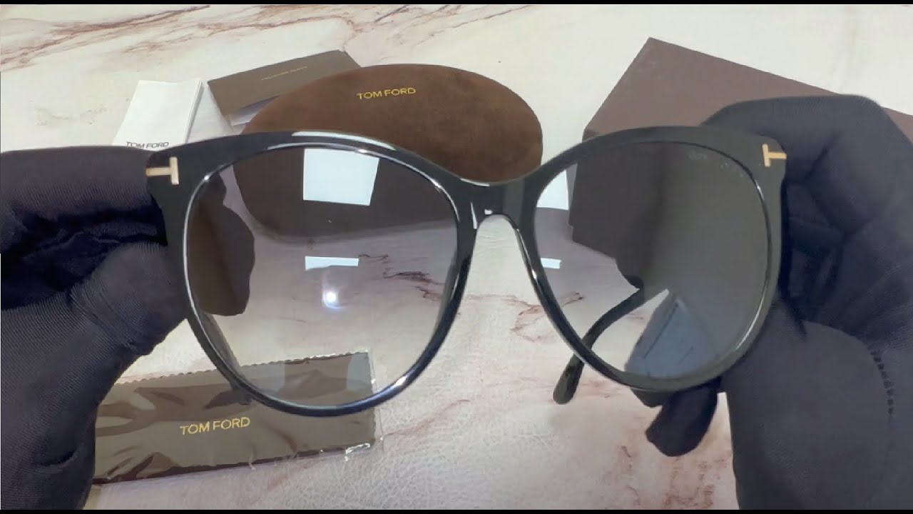 Unboxing Tom Ford Sunglasses Maxim FT0787 01B Shiny Black/Grey