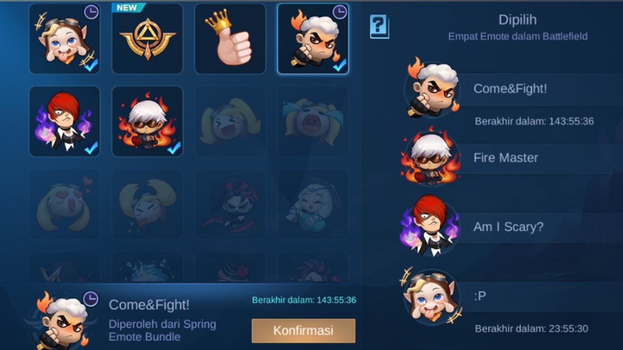 Cara Menambah Battle Emote Mobile Legends Agar Bisa Digunakan YouTube