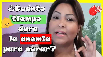 ¿Cuántos meses se tarda en recuperarse de una anemia?