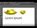 Class # 89 Effect Menu 3D Effect Apply on Shapes_Pen Tool_Pencle Tool & 3D Effect on Text_Urdu_Hindi