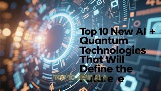 Top 10 AI + Quantum Technologies Shaping Our Future | 2026 Tech Guide