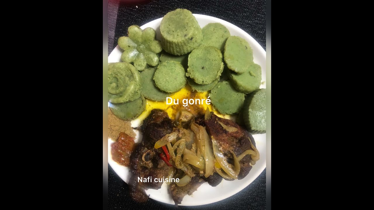 Du gonr un plat traditionnelle du Burkina Faso 