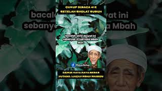 Baca 41X Setelah Sholat Subuh, Dzikir Kaya Raya Bebas Hutang, Ijazah Mbah Maimon Zubair.