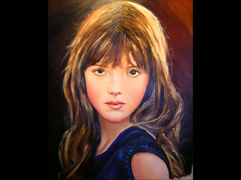 Filmato Dellartista M C Letizia Di Ritratto Bimba Mezzo