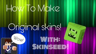 How to make Minecraft skins! | Skinseed Tutorial | Tiberanium YT screenshot 4