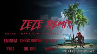 ZEZE Remix   Eminem, Tyga, G Eazy, Chris Brown, Travis Scott,Dr  Dre,50 Cent,Offset Nitin Randhawa