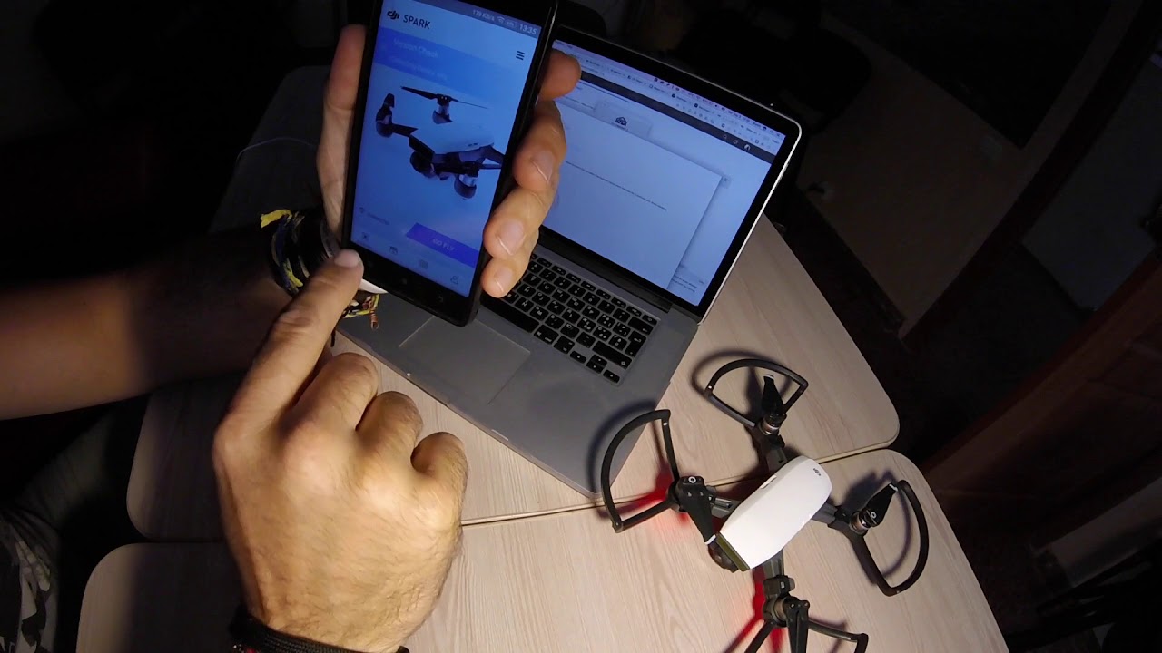 connecting dji spark to controller