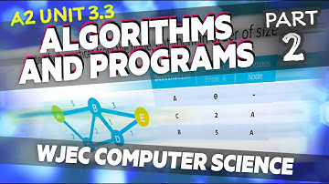 3.3 Algorithms and Programming 2 | WJEC Computer Science A Level | A2 | Year 13