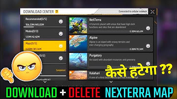Nexterra Map Kaise Delete Kare |How To Delete Nexterra Map | CS Game New Map Delete Kaise Kare