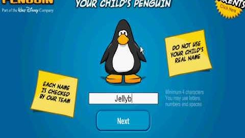 How to create a Club Penguin account !