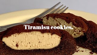 고급진 티라미수 크림치즈 쿠키🖤 baking vlog 와일드바디를 쿠키로 구운 맛!