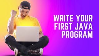 Write your first program on notepad