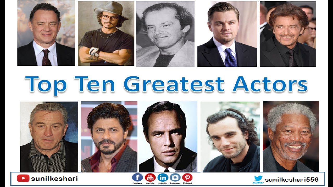 ten actors of all time - YouTube