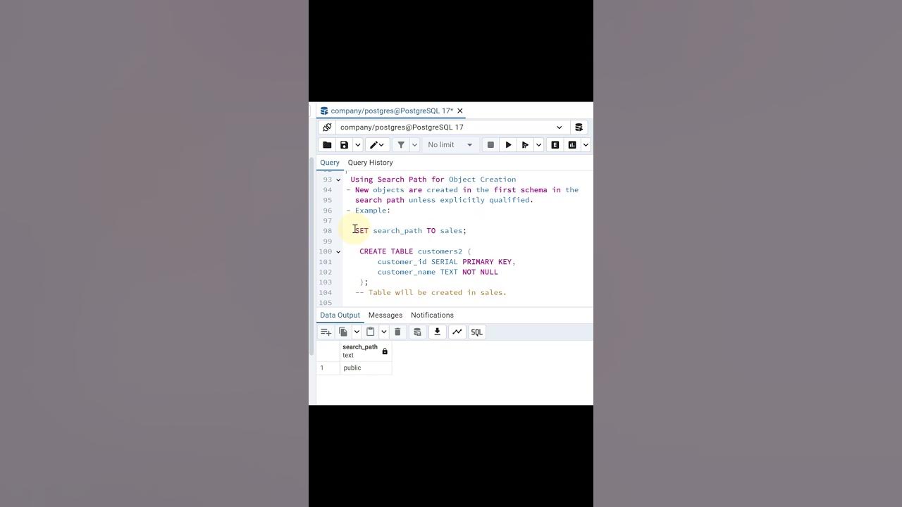 How To Use Search Path To Create Objects In PostgreSQL || Best ...