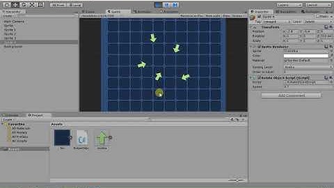 Вращение объектов за курсором мыши в Unity3D
