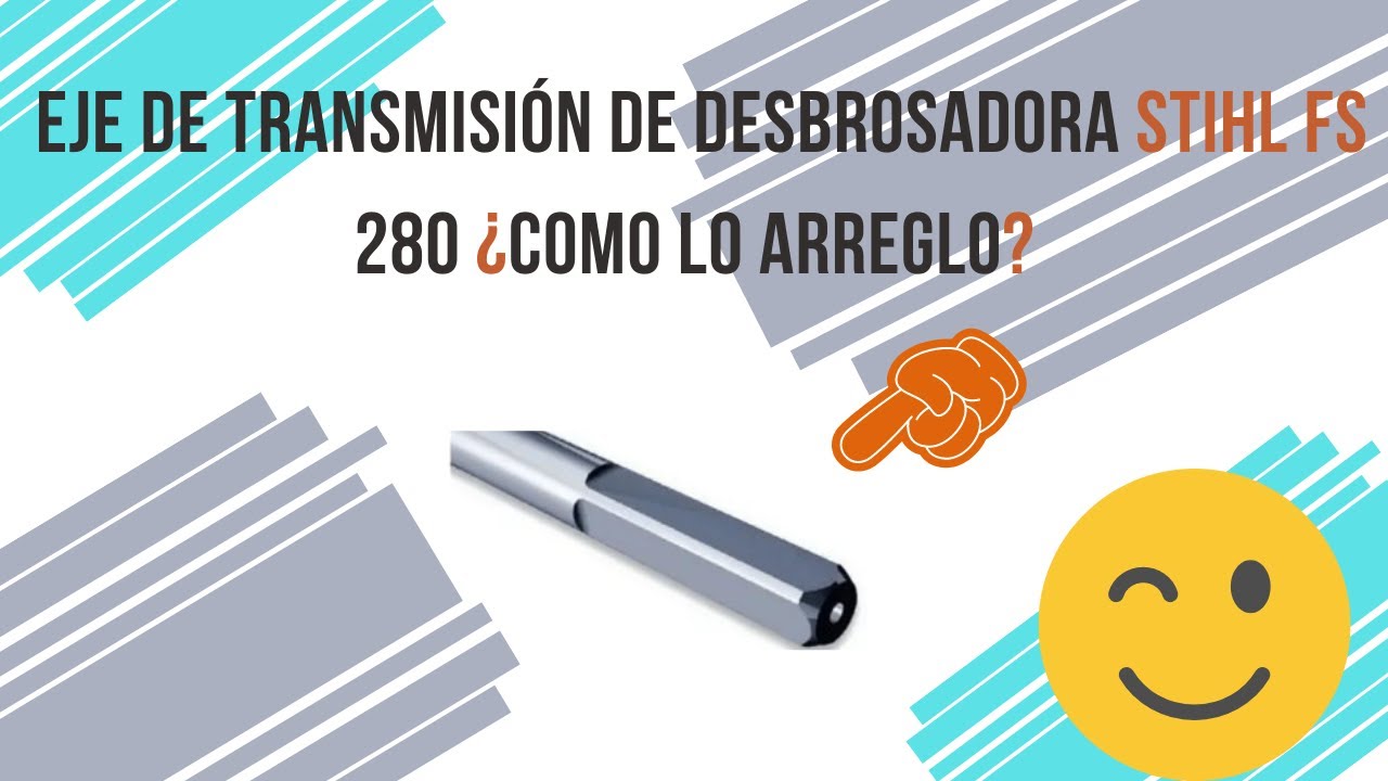 COMO REPARAR EJE CARDÁN DE MOTOGUADAÑA STIHL FS 280