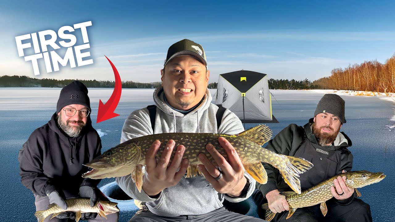 Epic Pike Ice Fishing on Lac Ste. Anne