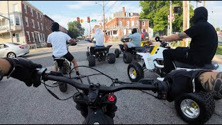 Talaria and 2 Strokes Ripping Through City Streets