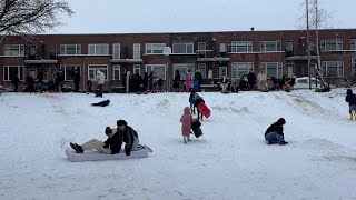 Download Lagu Van matras tot zonnescherm: alles kan een slee zijn in Schiedam MP3