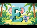 🐘 Toddler Song About E 🎶 | E is for Elephant | ABC Jungle Fun for Preschool Kids