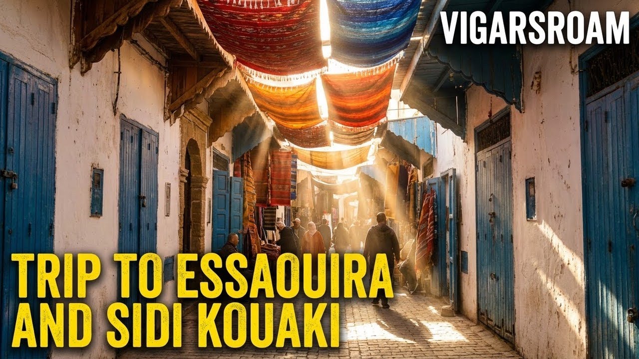 Beautiful Essaouira and two camping sites in Sidi Kouaki.