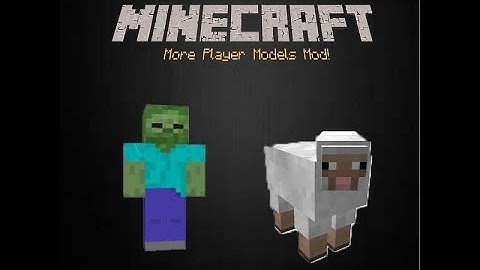 Minecraft Mod Showcase: More Player Models Mod!