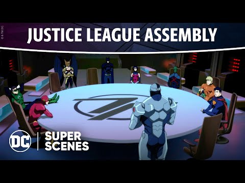 The death of superman - justice league assembly | super scenes | dc