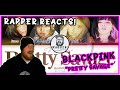 BLACKPINK (블랙핑크) - Pretty Savage | AMERICAN RAPPER REACTION!