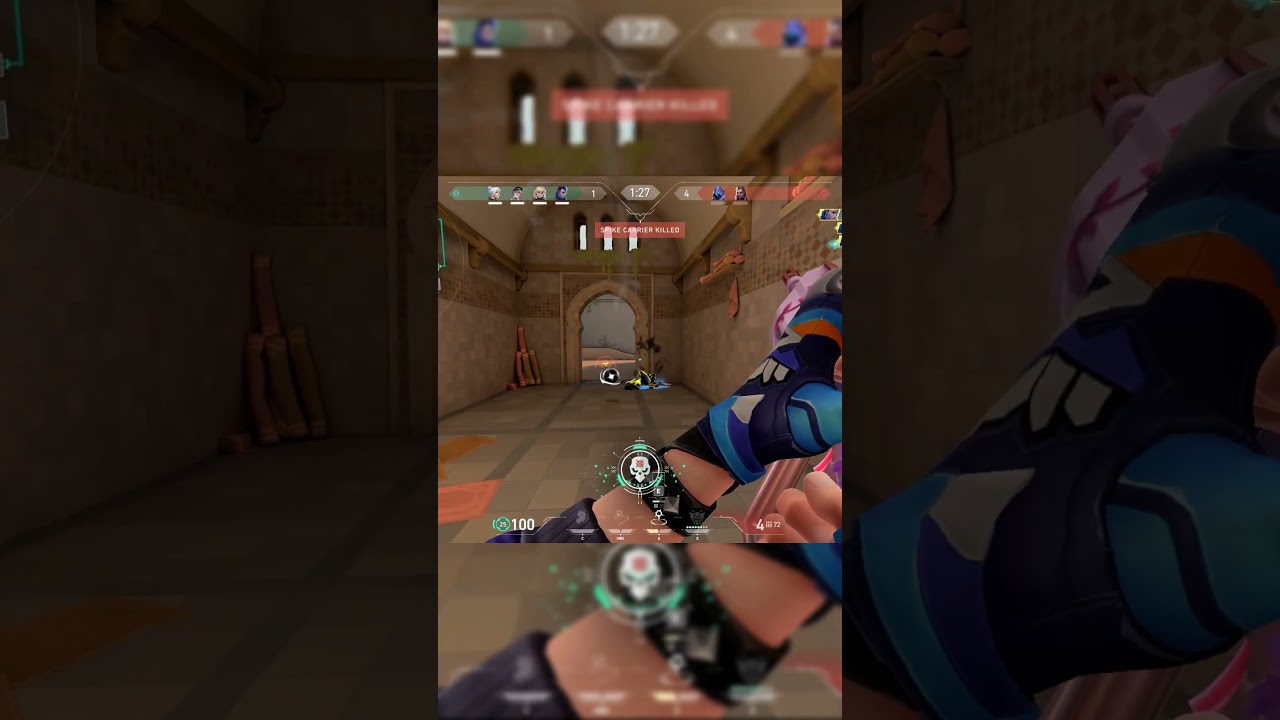 Yoru Blinds 3 and Gets Ace on Bind | Valorant Short 