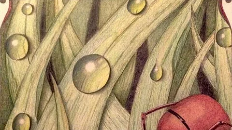 Drawing and Coloring Realistic Water Drops in Real...