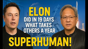 Elon Musk Did in 19 Days What Takes Others a Year – Jensen Huang Calls Him SUPERHUMAN!