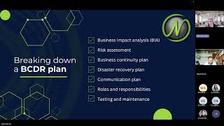 Turn Chaos Into Continuity: Building a Strong BCDR Plan | Nomerel Webinar Recap