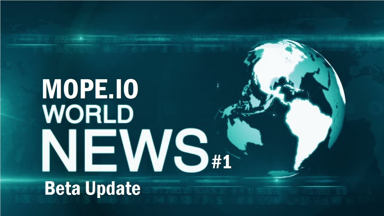 Mope.io news #1 || The Beta Update