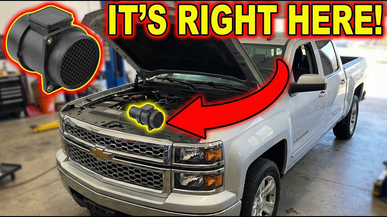 Where Is Maf Sensor On 2015 Chevy Silverado