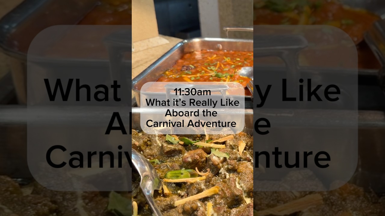 11:30 am aboard the carnival cruise ship adventure @CarnivalCruiseLineAU