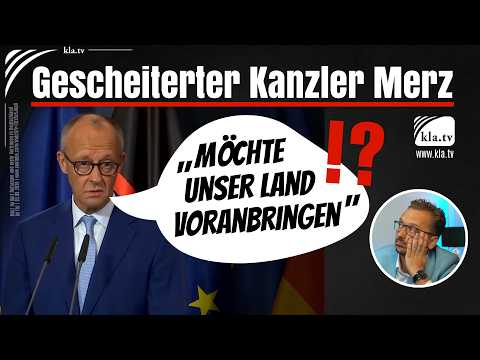 Failed Chancellor Merz "wants to move our country forward"!?