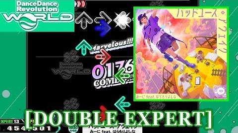 【DDR WORLD】 バッドユース・アウェイク / みーに feat. はらもりよしな [DOUBLE EXPERT] 譜面確認+Clap