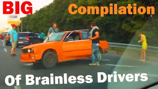 Brainless driving in traffic BIG Compilation - Driving in Russian style